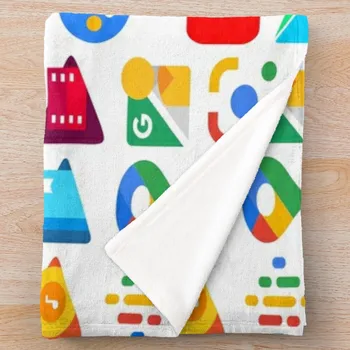 O Google Apps|Apps Android Boho Roupa De Cama De Piquenique Ultra-Macio Micro Velo Jogar Cobertor